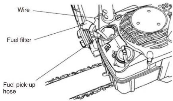 Maruyama MCV31R - To replace the fuel filter: - 1