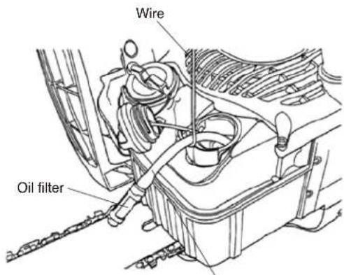 Maruyama MCV31R - To clean the oil filter: - 1
