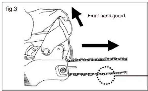 Maruyama MCV31R - MOUNTING THE GUIDE BAR AND CHAIN - 4