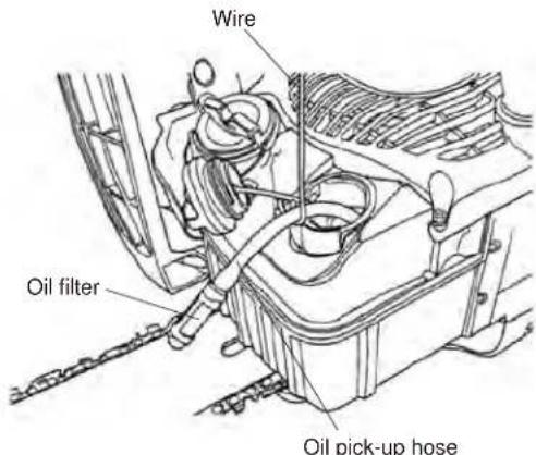 Maruyama MCV31T - To clean the oil filter: - 1