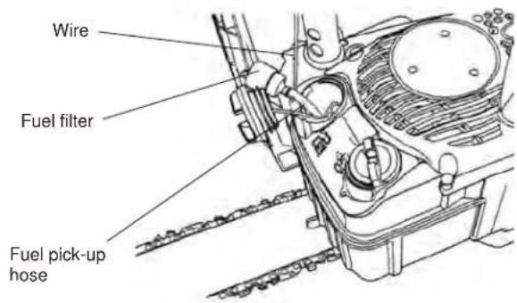 Maruyama MCV31T - To replace the fuel filter: - 1