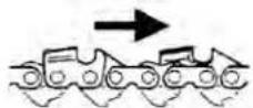 Maruyama MCV31T - MOUNTING THE GUIDE BAR AND CHAIN - 3