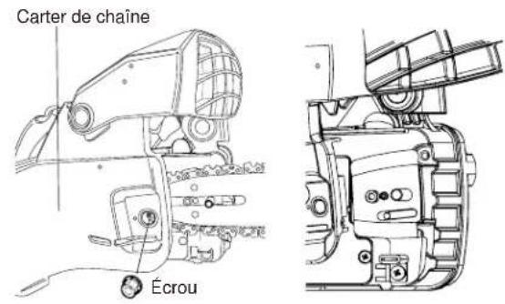 Maruyama MCV31T - MONTAGE DU GUIDE-CHAÎNE ET DE LA CHAÎNE - 5