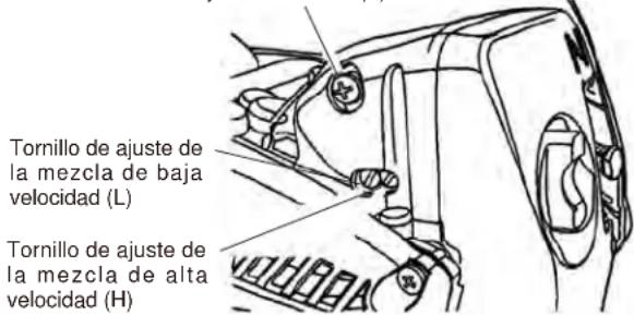 Maruyama MCV31T - Ajuste de las mezclas de combustible: - 1