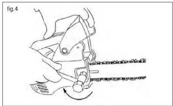 Maruyama MCV31T - MOUNTING THE GUIDE BAR AND CHAIN - 6