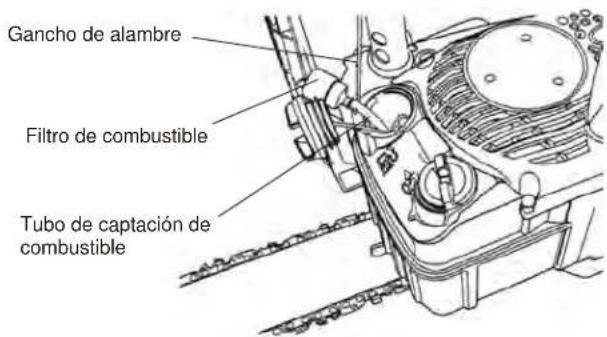 Maruyama MCV31T - Para cambiar el filtro de combustible: - 1