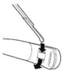 i.safe Mobile HMT-1Z1 - Fissaggio della cinghietta per la testaFissaggio - 1