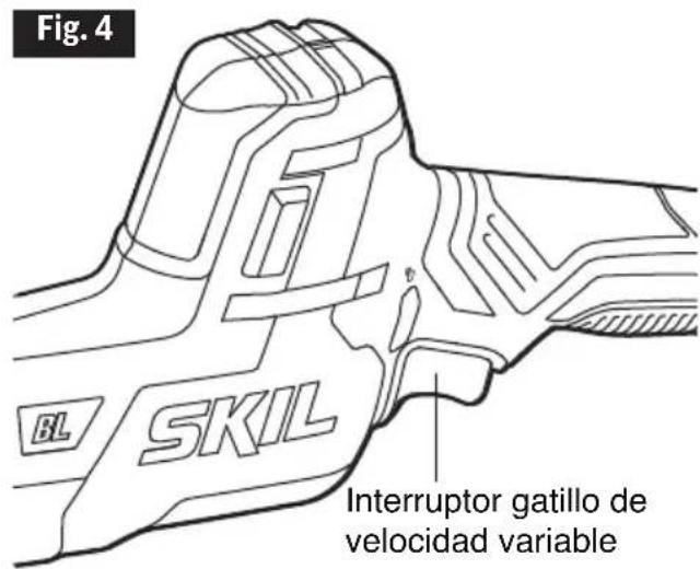SKIL PWR CORE 20 - Interruptor tipo gatillo de velocidad variable - 1