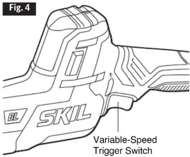 SKIL PWR CORE 20 - Variable-Speed Trigger Switch - 2