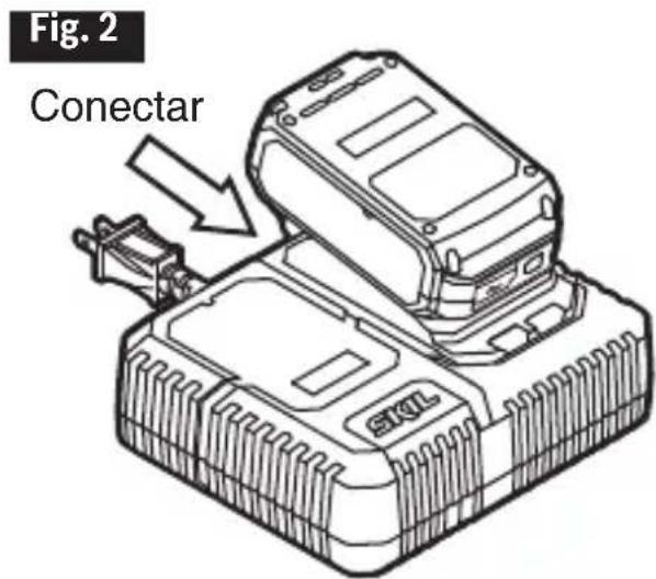 SKIL PWR CORE 20 - Cómo cargar el paquete de baterías - 1