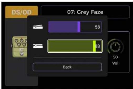 Mooer GE200 Pro Li - Mapping des paramètres d'expression - 2