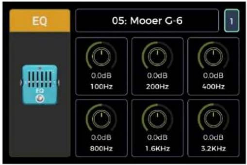 Mooer GE200 Pro Li - Edition des paramètres - 4