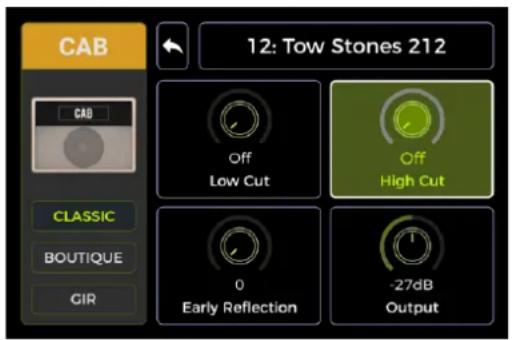 Mooer GE200 Pro Li - Edition des paramètres - 2