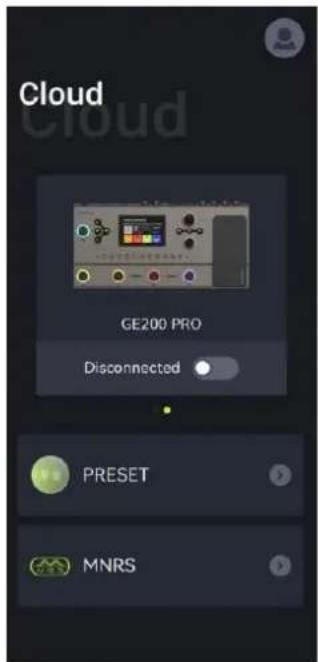 Mooer GE200 Pro Li - Application GE CLOUD - 1