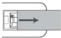 HISENSE AX5120G - Replace the Remote Control Battery - 1