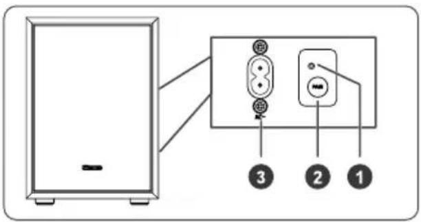 HISENSE AX5120G - Trådlös Subwoofer - 1