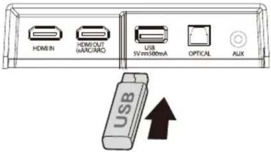 HISENSE AX5120G - Sätt i USB-enheten. - 1