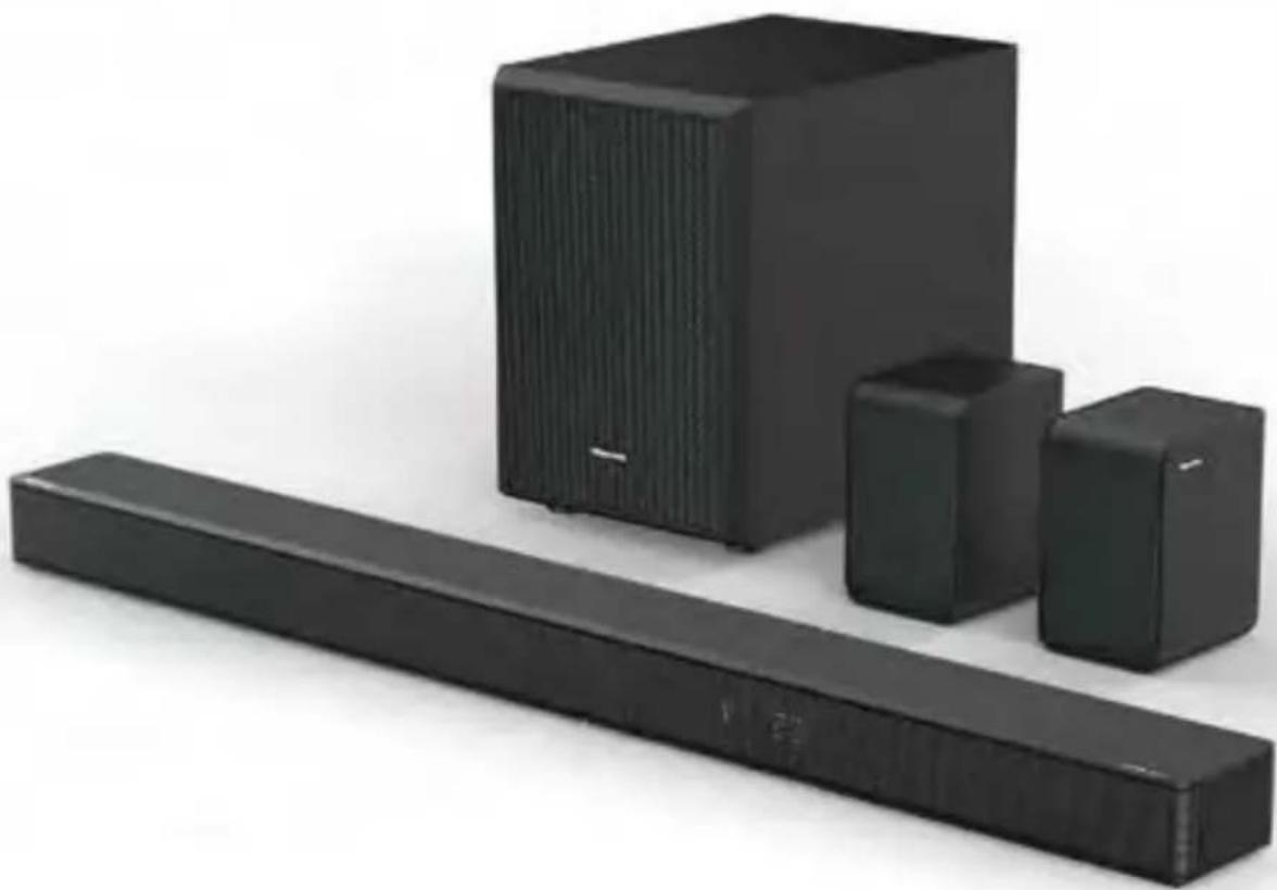 HISENSE AX5120G - 5.1.2-kanavainen soundbar langattomalla subwooferilla - 1