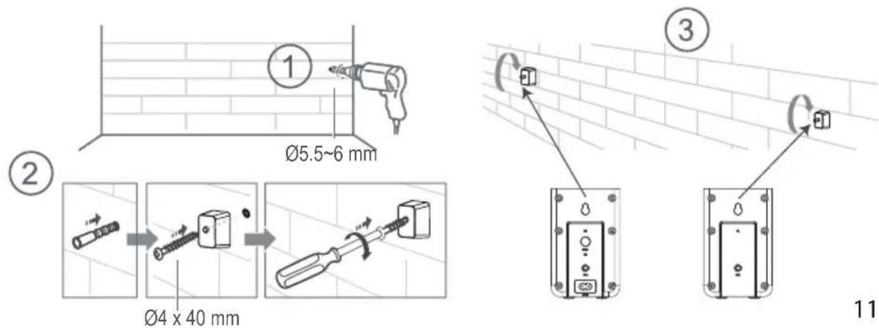 HISENSE AX5120G - Montaje de los altavoces envolventes traseros en la pared - 1