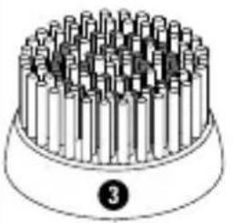 SILVERCREST SGRB 3 B3 - Borstelopzetstuk kiezen/verwisselen - 5