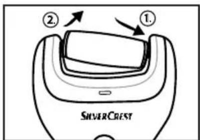 SILVERCREST SHNT 3.7 A1 - Schleifaufsatz einsetzen/ entnehmen - 2