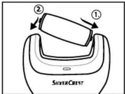 SILVERCREST SHNT 3.7 A1 - Schleifaufsatz einsetzen/ entnehmen - 1