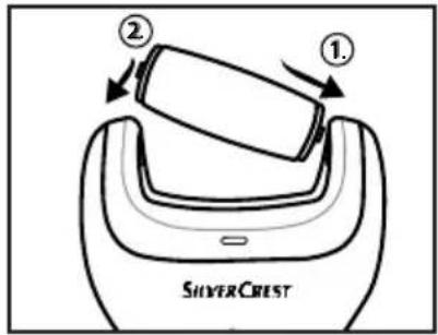 SILVERCREST SOHNT 3.7 A1 - Montaje/desmontaje del cabezal de lima - 1