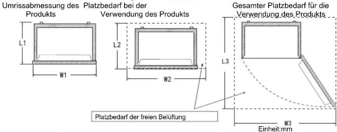TCL RP536TXE1 - Dieser Kühlschrank kann nicht als Einbaugerät verwendet werden. - 1