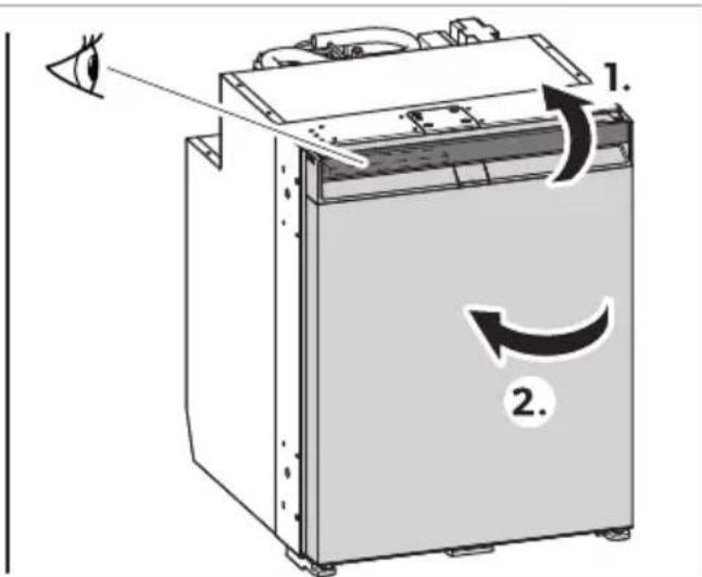 DOMETIC NRX 50C - Abrir a porta do frigorífico - 3