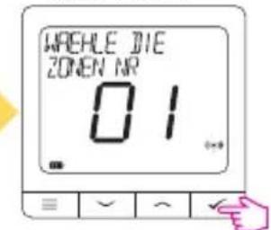 Salus SQ610BRF - Koppeln mit Klemmleiste / Steuerbox (Installieren Sie die Klemmleiste / Control Box gemäß den im Lieferumfang enthaltenen Anweisungen): - 6