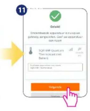 Salus SQ610BRF - Installatie in Online modus - 11
