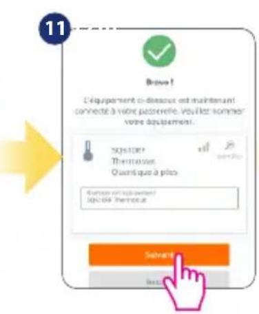 Salus SQ610BRF - Installation en mode EN LIGNE - 11