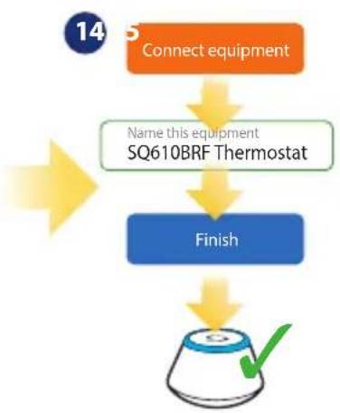 Salus SQ610BRF - Installation in ONLINE mode - 13