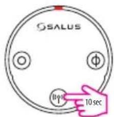 Salus SQ610BRF - Koppelen van de TRV Radiatorkop (installer de TRV volgens de meegeleverde instructies). - 8