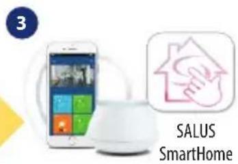 Salus SQ610BRF - Installation im ONLINE Modus - 3