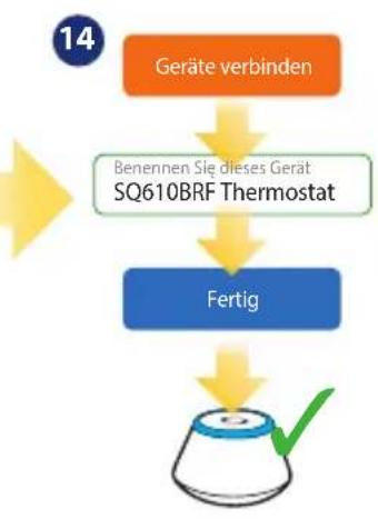 Salus SQ610BRF - Installation im ONLINE Modus - 15