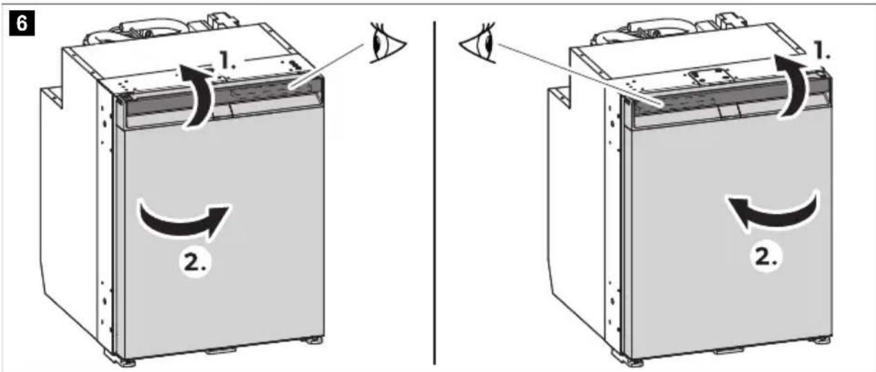 DOMETIC NRX 35E - Kühlschranktür öffnen - 2