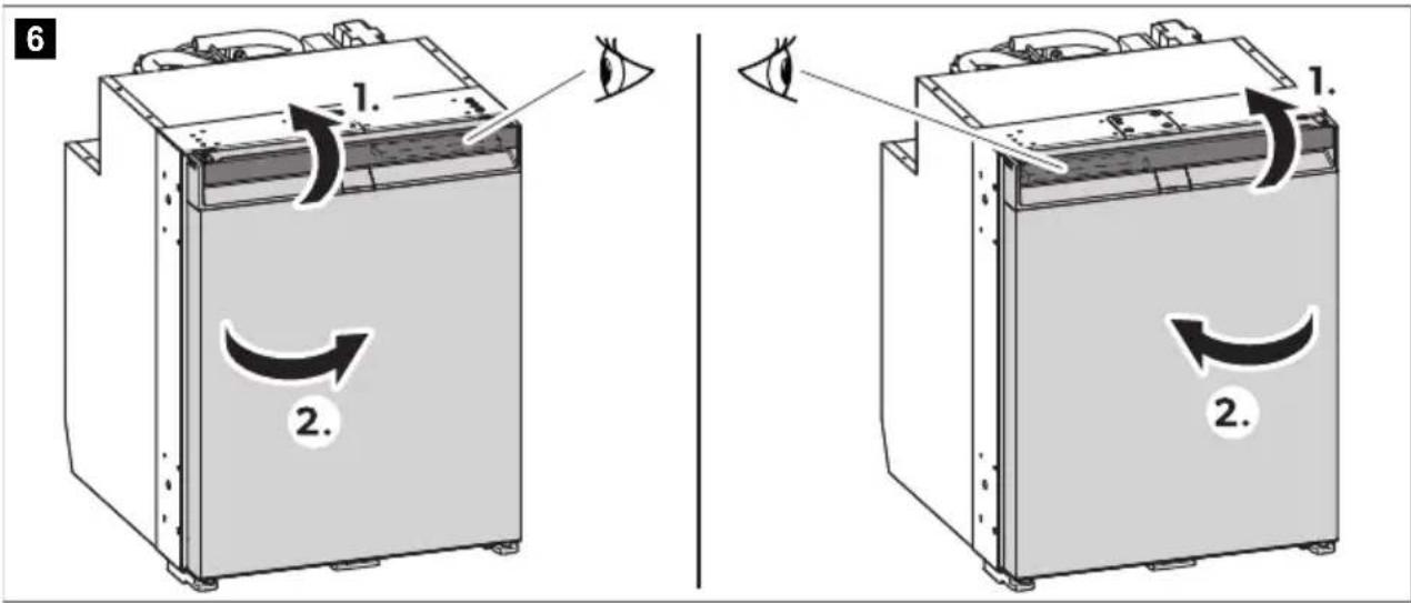 DOMETIC NRX 80E - Ledusskapja durvju atvēršana - 2
