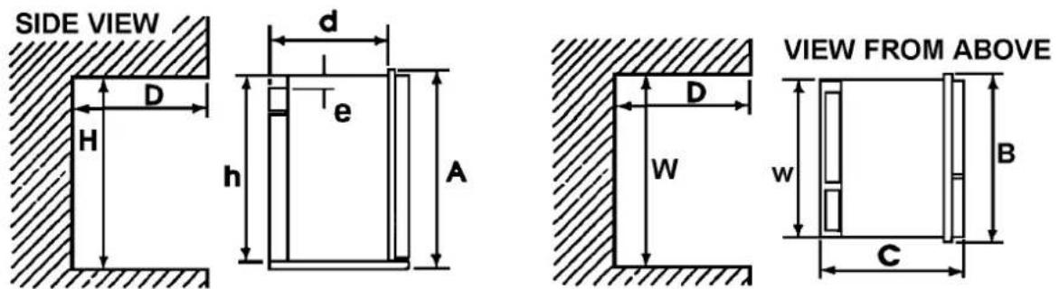 DOMETIC RM 4223 - INSTALLING REFRIGERATOR IN ENCLOSURE - 1