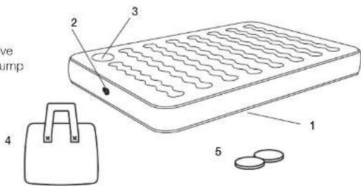 Active Era AB-K3 - Air Bed Parts - 1