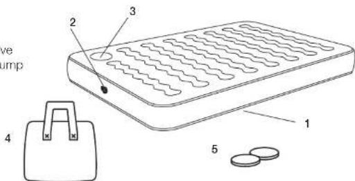 Active Era AB-S3 - Air Bed Parts - 1
