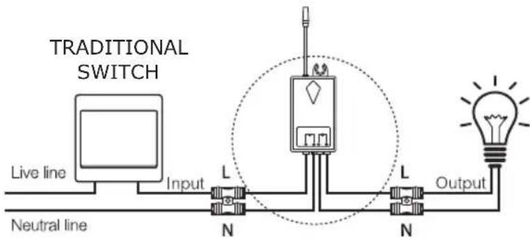 V-TAC VT-5133 - HOW TO SET OPEN/CLOSE STATE OF RECEIVER TO MAKE WIRELESS SWITCH COMPATIBLE WITH TRADITIONAL SWITCH - 2