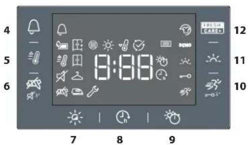 WHIRLPOOL FFTN M22 9X2 EU - Opcijske tipke\* - 2
