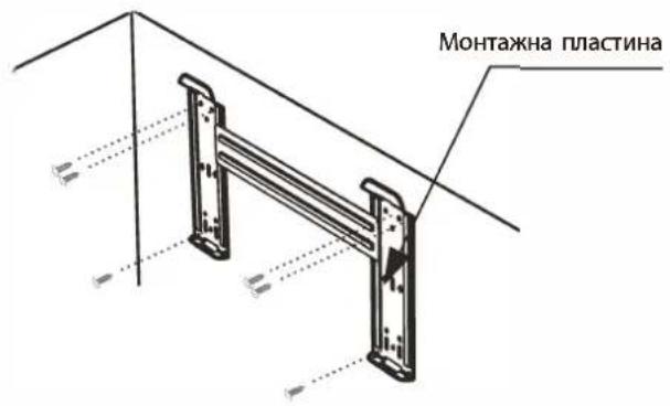 WHIRLPOOL FM09IDU32 - Монтиране на монтажната пластина - 1