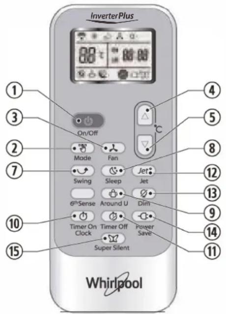 WHIRLPOOL FM09IDU32 - II BOTÃO TIMER OFF (TEMPORIZADOR DESLIGADO) - 1