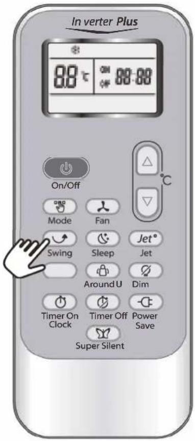 WHIRLPOOL FM09IDU32 - Bediening van de horizontale luchtstroom (handmatig) - 1