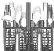 WHIRLPOOL W8I HT58 TS - CUTLERY BASKET - 1
