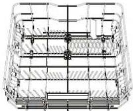 WHIRLPOOL W8I HT58 TS - LOWER RACK - 2
