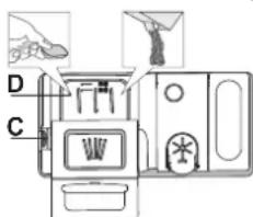 WHIRLPOOL W8I HT58 TS - PESUVAHENDI DOSAATORI TÄITMINE - 1