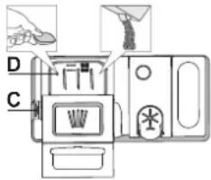 WHIRLPOOL W8I HT58 TS - NAPEŁNIANIE DOZOWNIKA DETERGENTU - 1